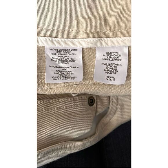 Jones New York Signature Stretch Tan Denim Capri Pants Jeans Stretch Size 8 - Picture 5 of 7